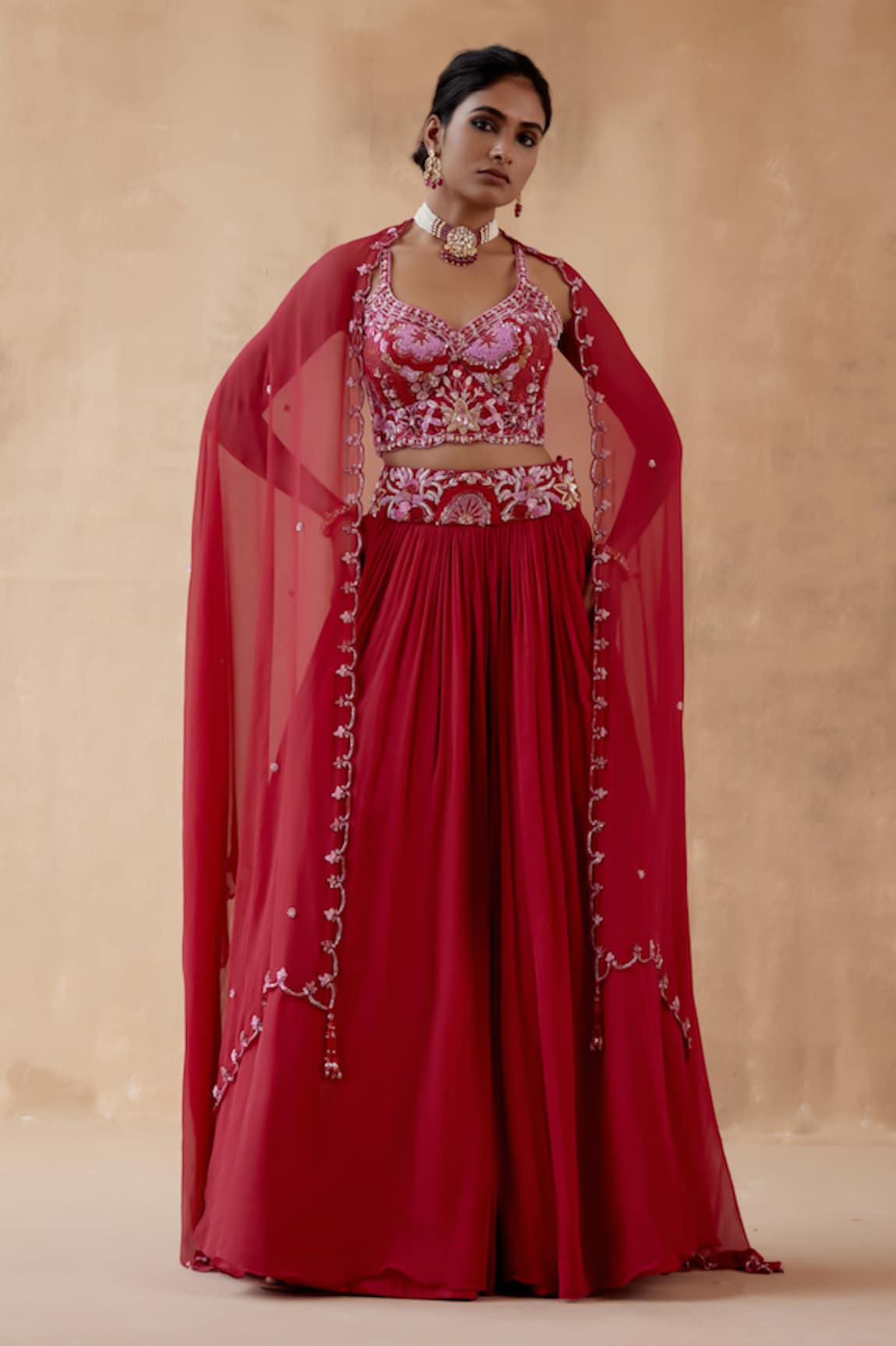 Aman Takyar Waistband Embroidered Lehenga Set