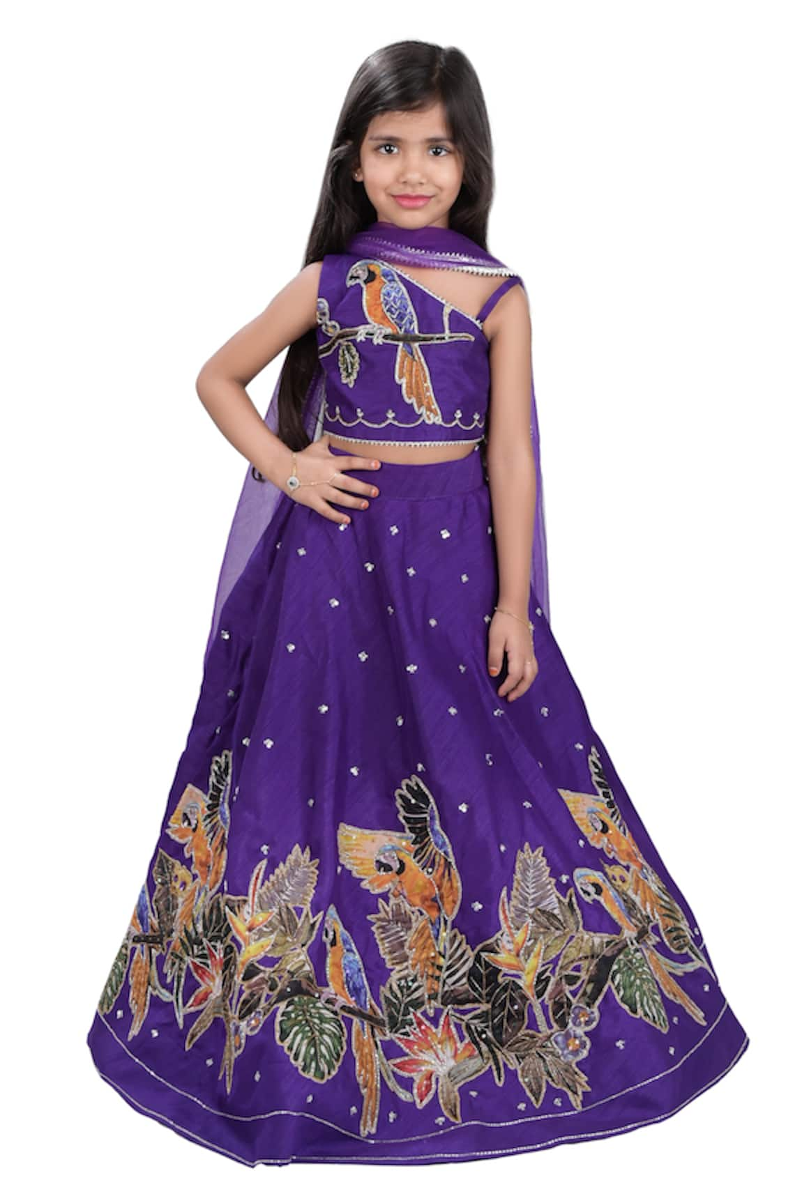 Lakshmi Reddy Bird Motif Lehenga Set