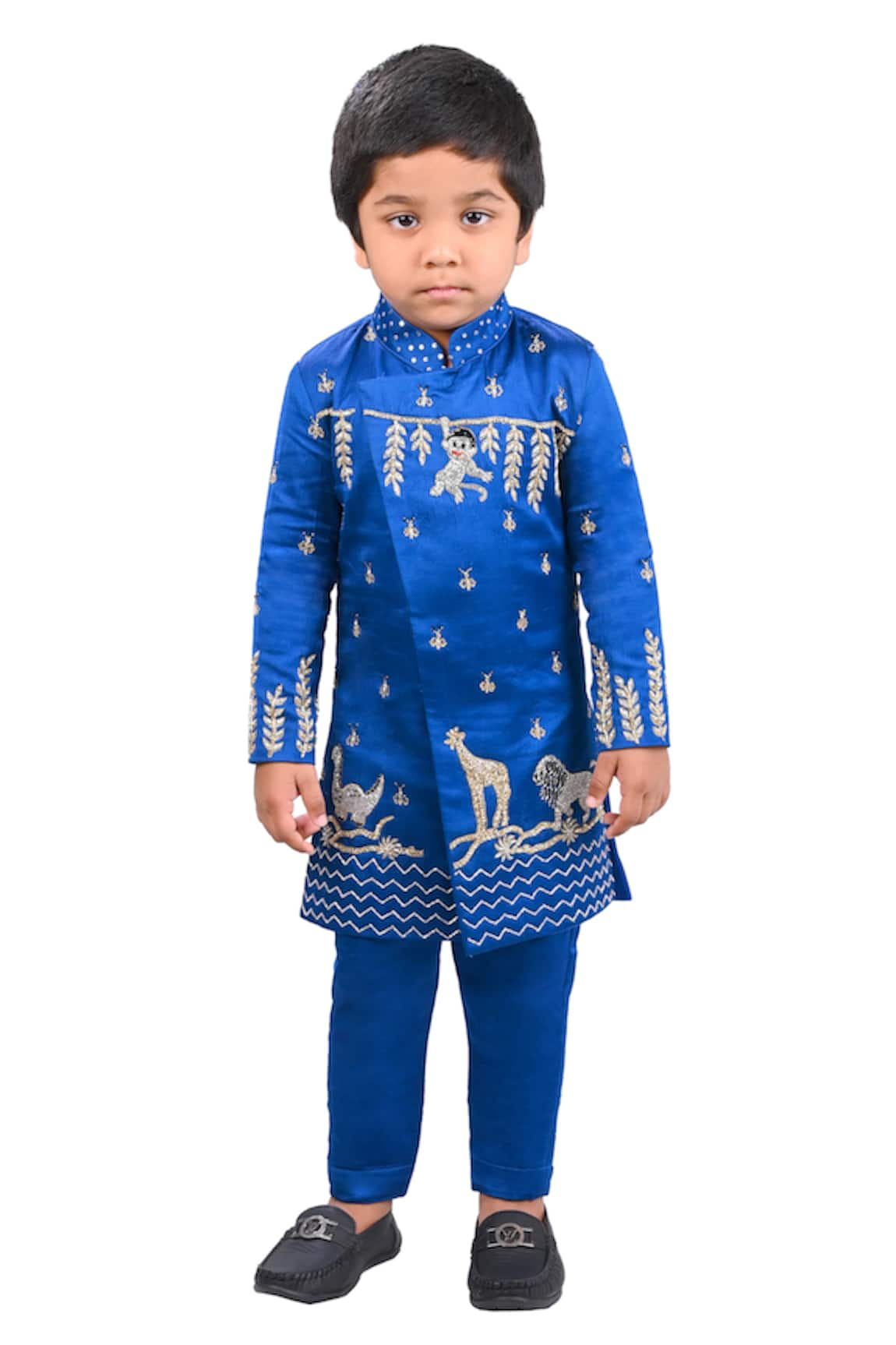 Lakshmi Reddy Animal Motif Embroidered Sherwani Set