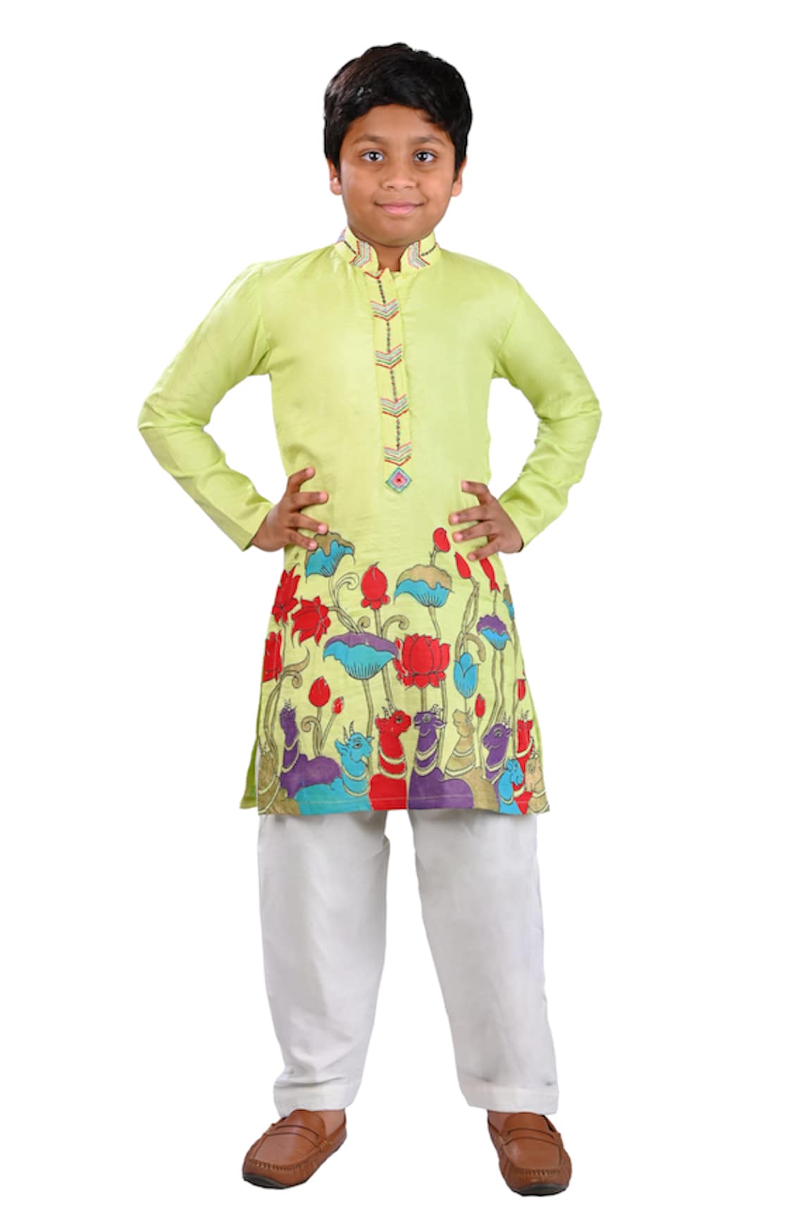 Lakshmi Reddy Cow Print Kurta & Pant Set