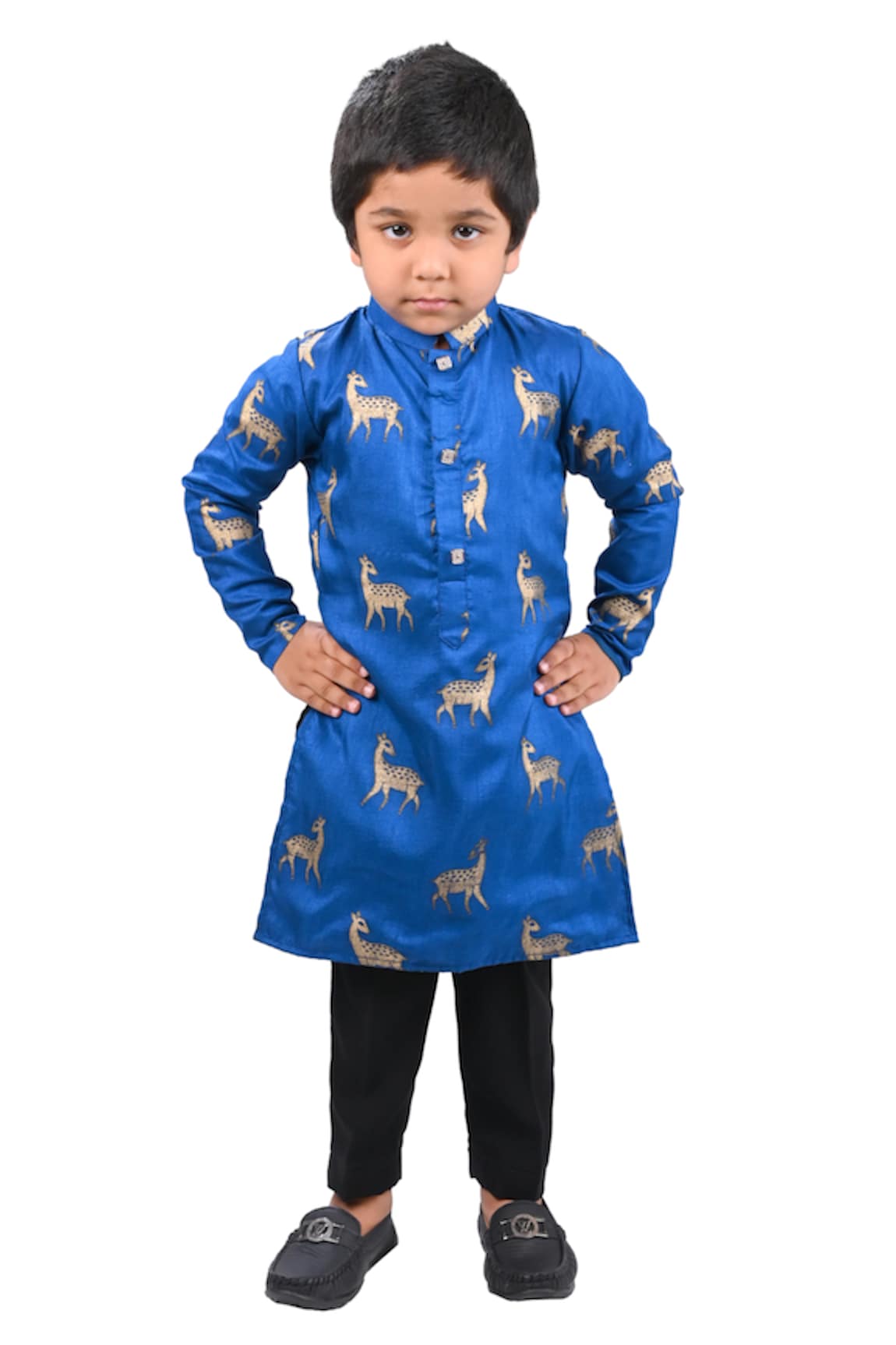 Lakshmi Reddy Deer Print Kurta & Pant Set