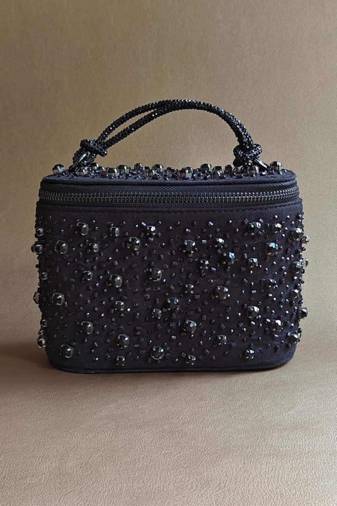 Plode Stone Embellished Vanity Bag