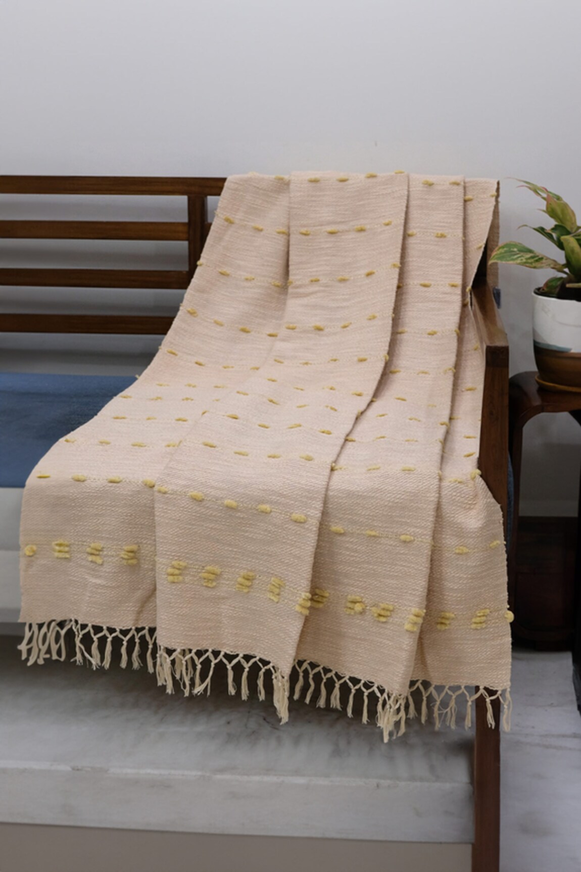 Design Gaatha Handwoven Striped Cotton Throw