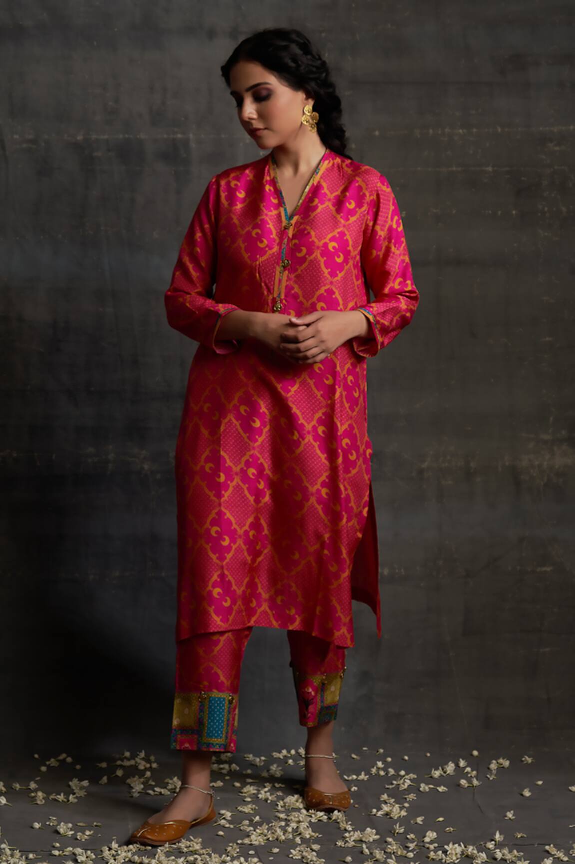 Bo tree Nazneen Printed Kurta & Pant Set