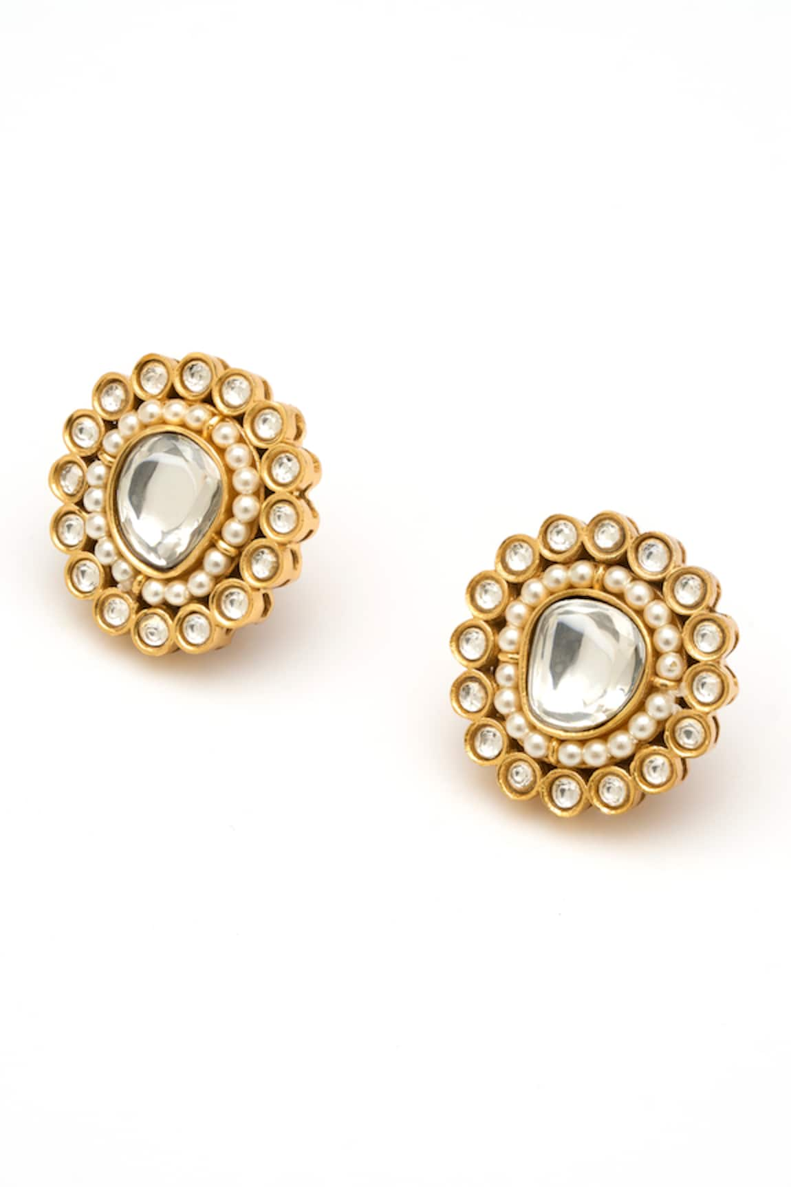 Aulerth X Suneet Varma Kundan Embellished Studs