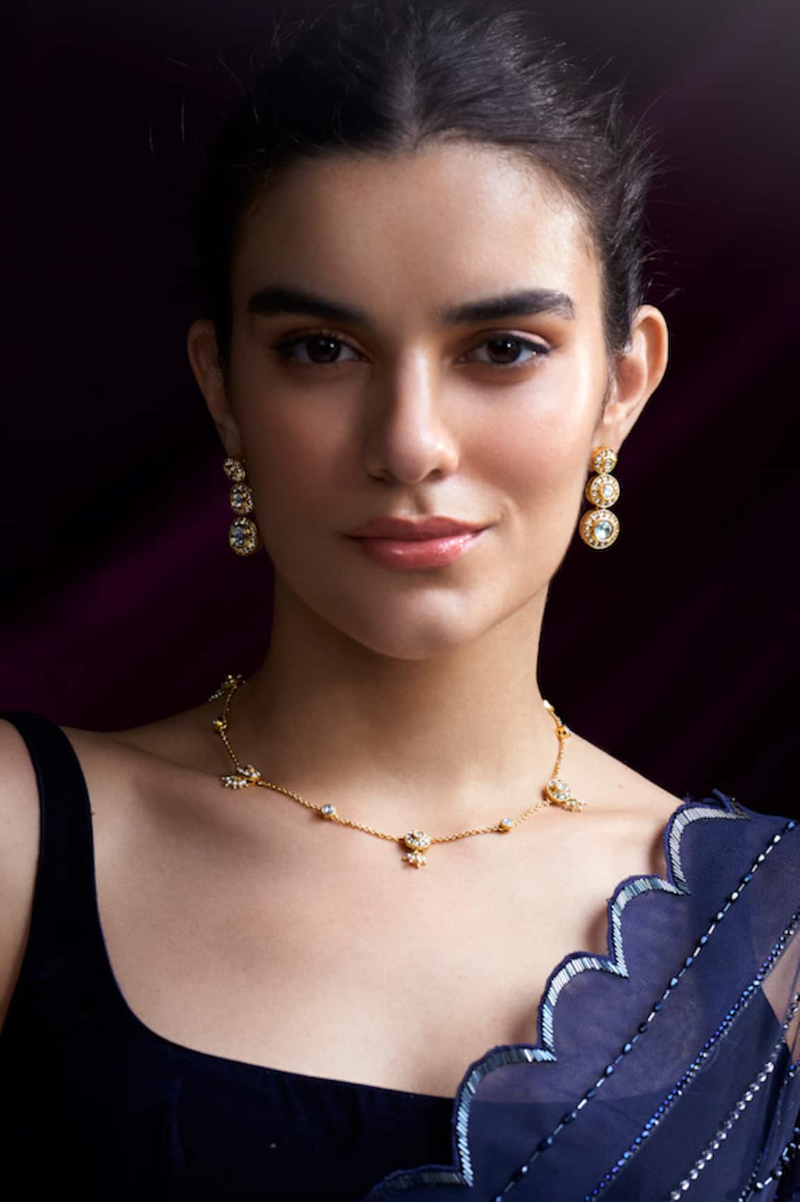 Aulerth X Suneet Varma Kundan Embellished Necklace