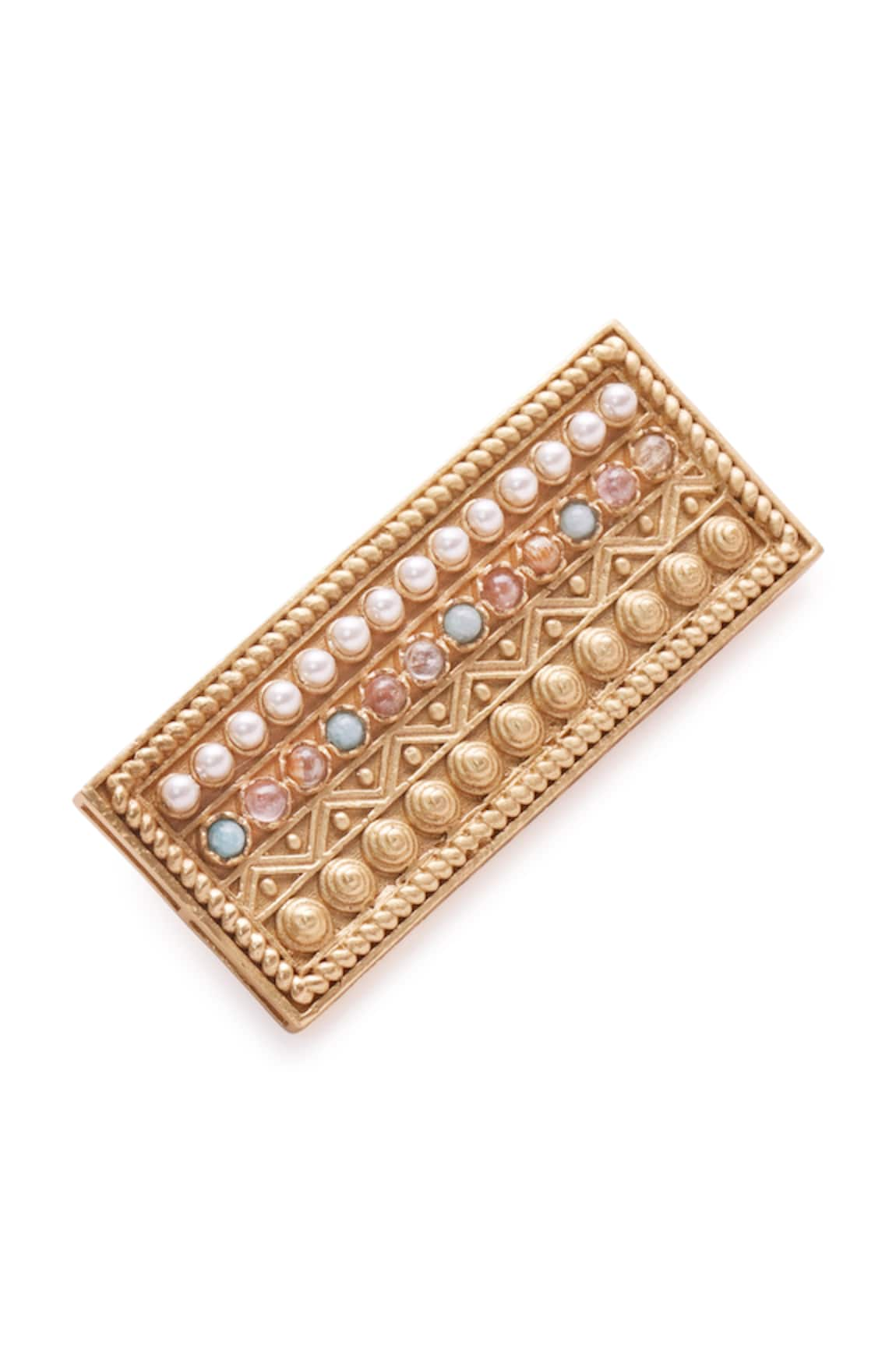 Aulerth X JJ Valaya Stone Embellished Brooch