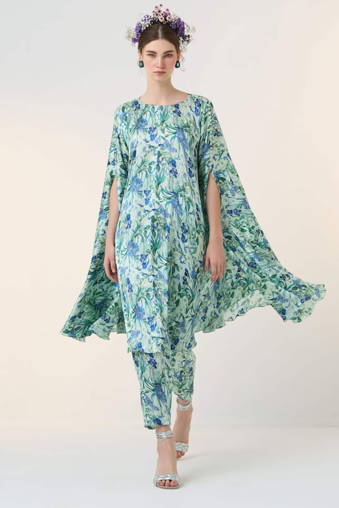 Dania Siddiqui Emi Floral Print Pant