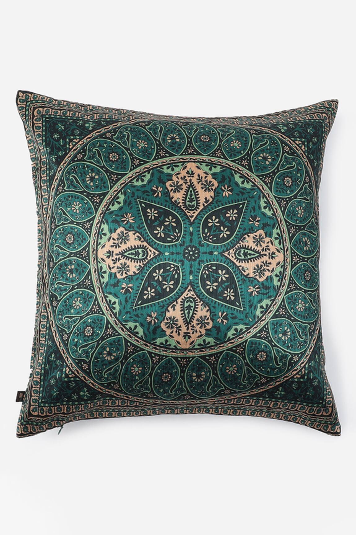 Ritu Kumar Saadh Embroidered Cushion With Filler 
