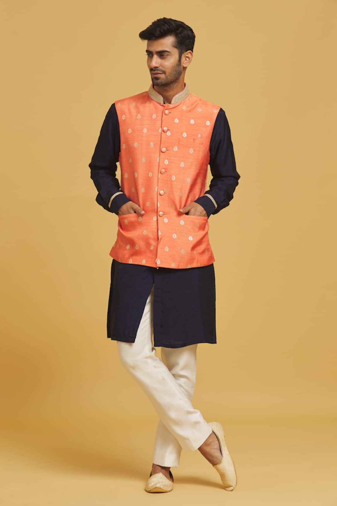 Seirra Thakur Embroidered Nehru Jacket