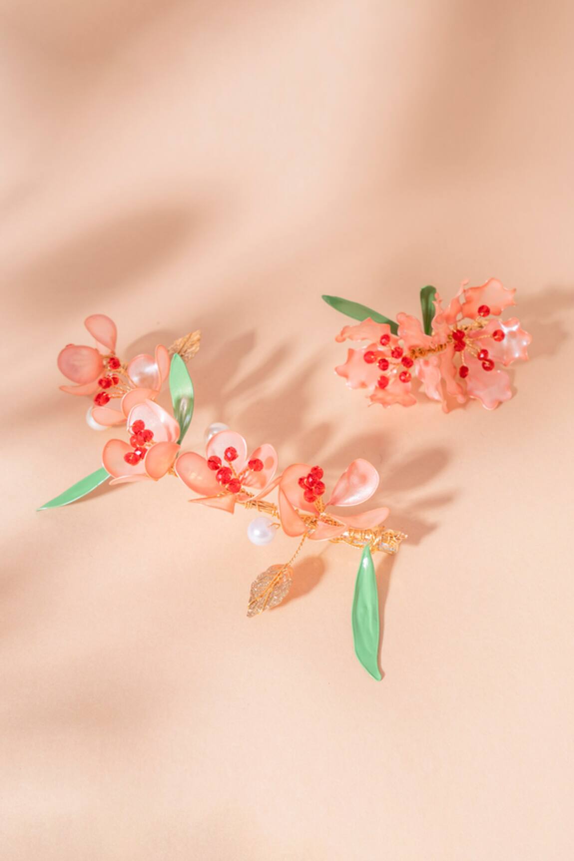 Floristaa By Mahek Jadie Embellished Hairpins - Set of 2 