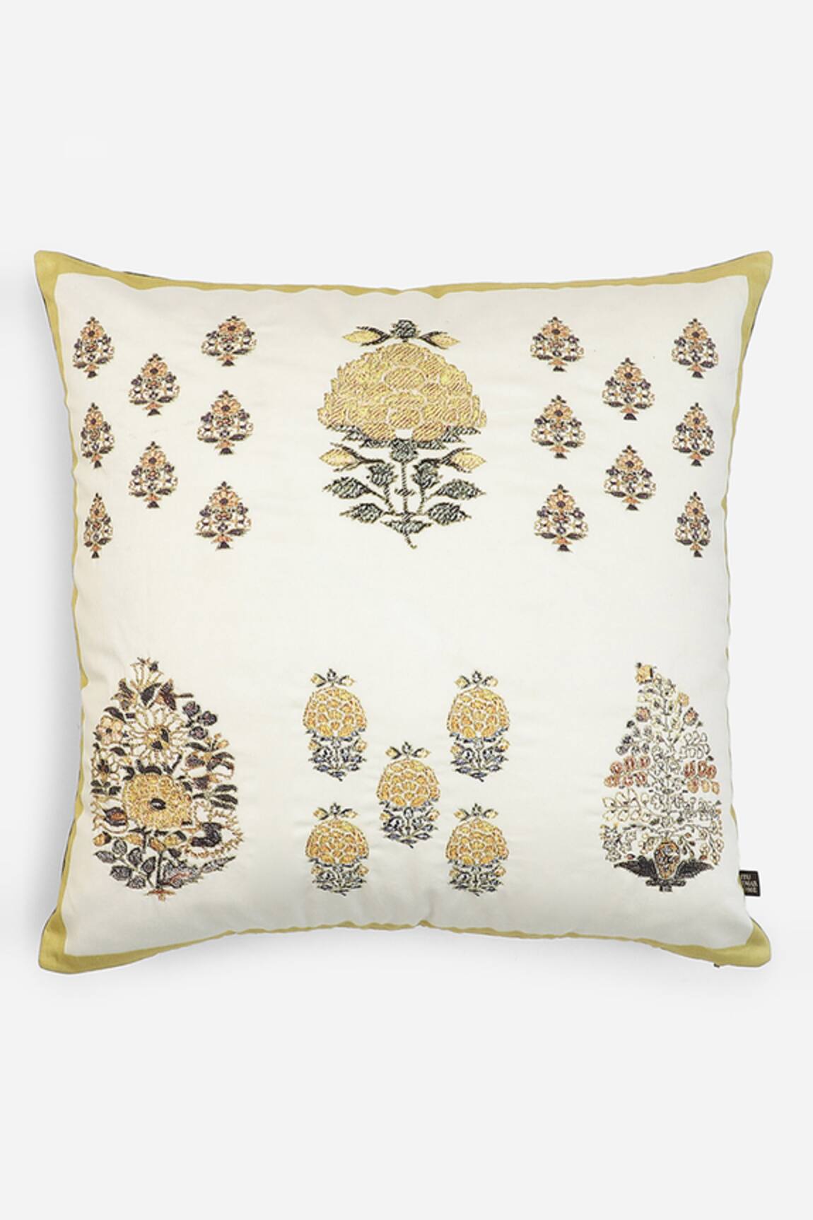 Ritu Kumar Kashmiri Booti Cushion With Filler 