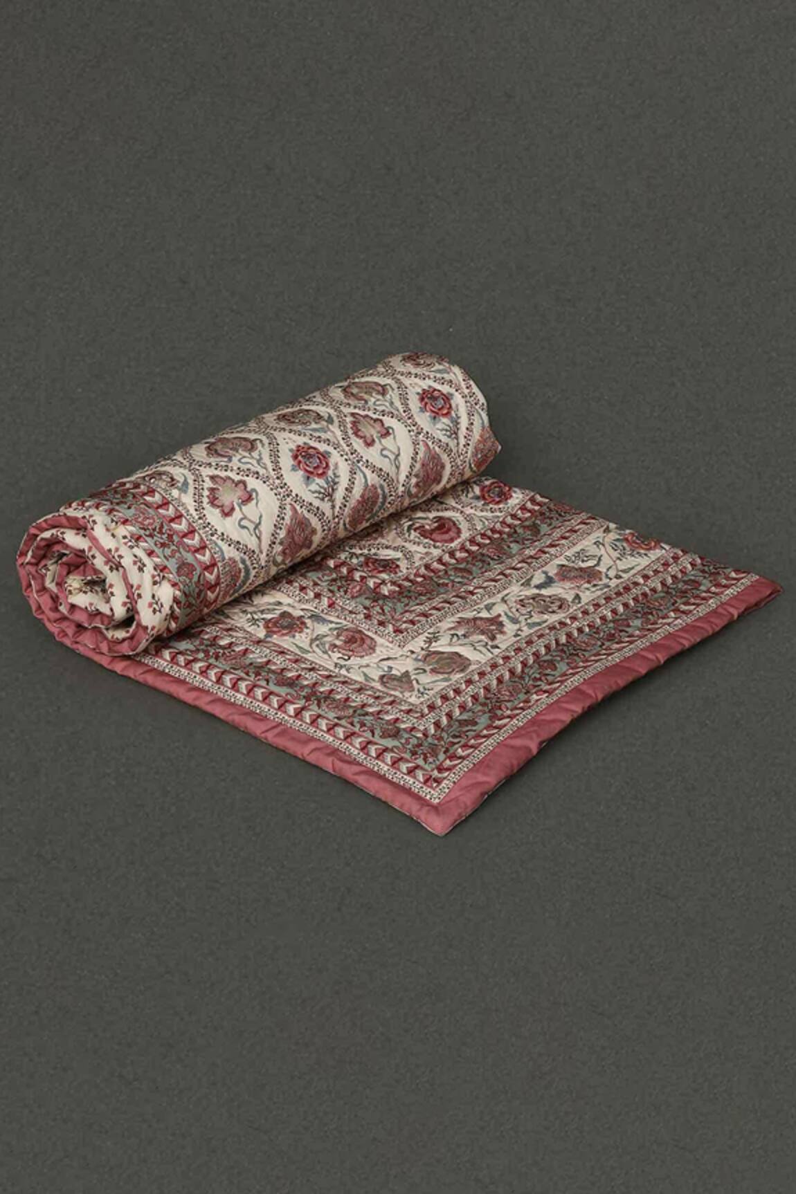 Ritu Kumar Lavana Printed Quilt 