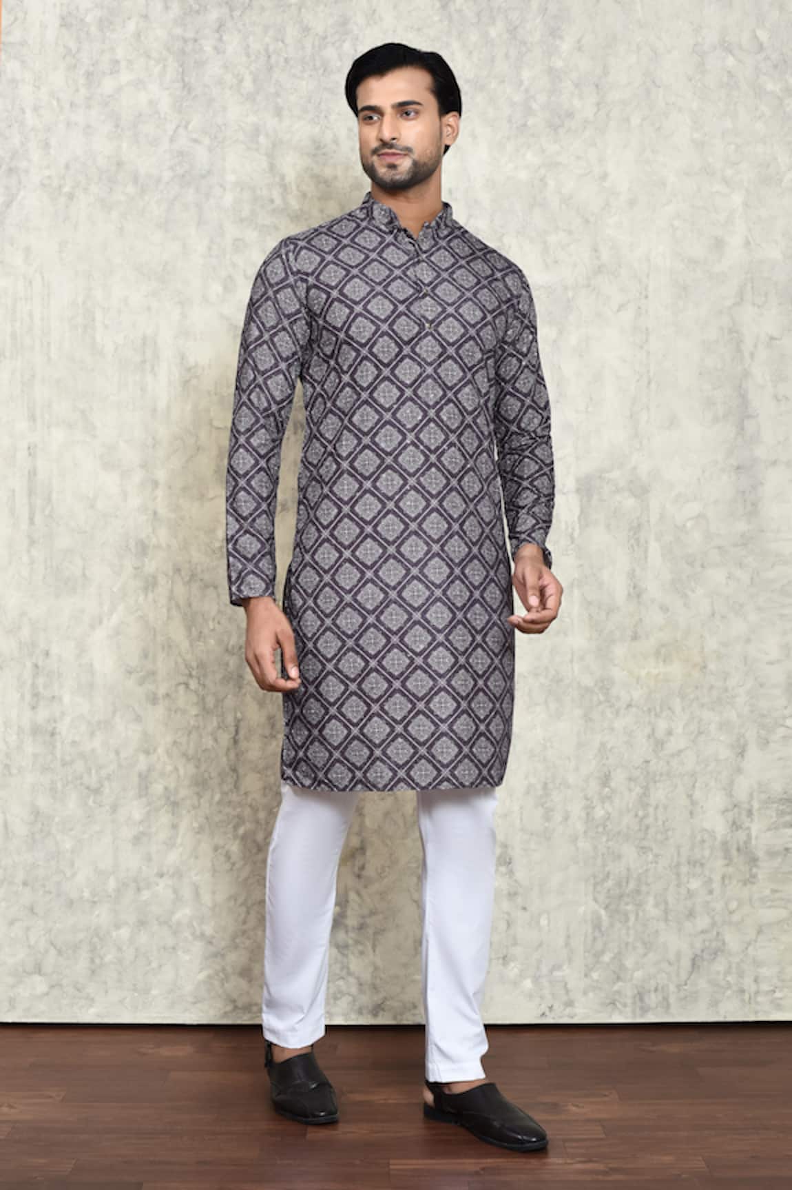 Arihant Rai Sinha Sequin Embroidered Kurta & Pyjama Set