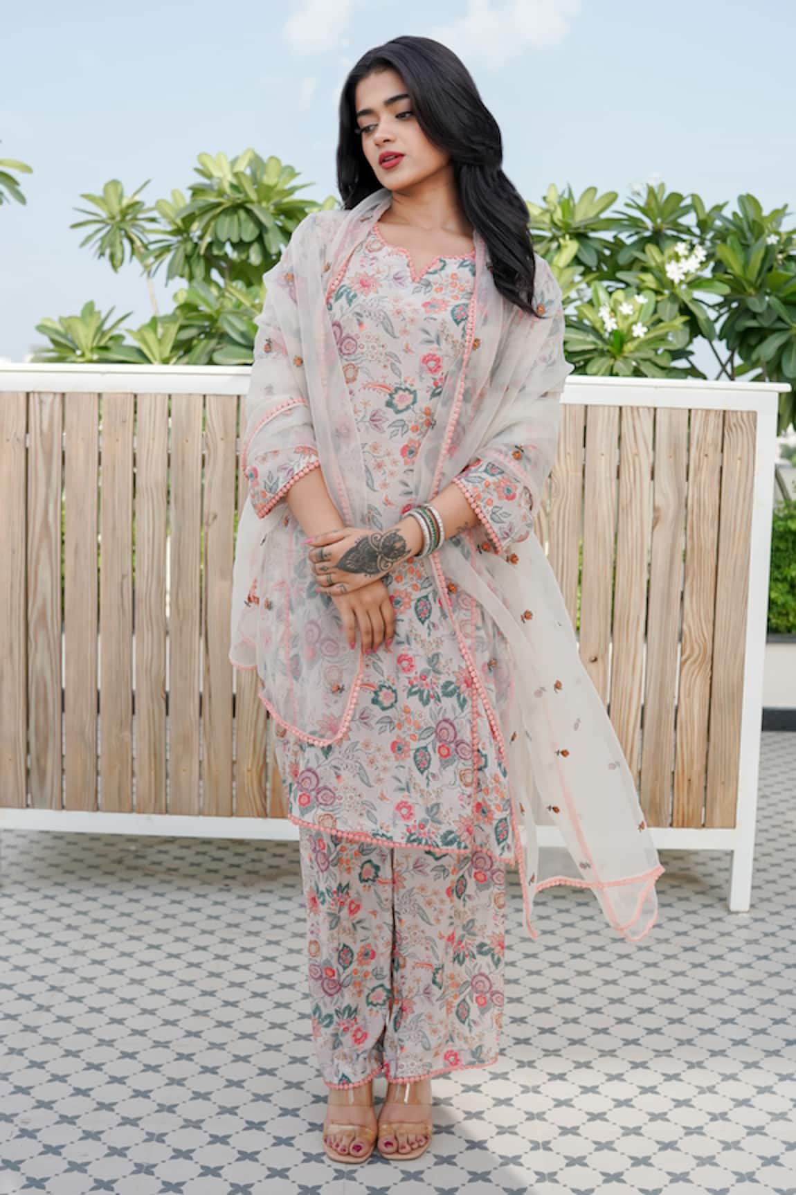 Gulabo Jaipur Muskan Floral Print Straight Kurta Pant Set