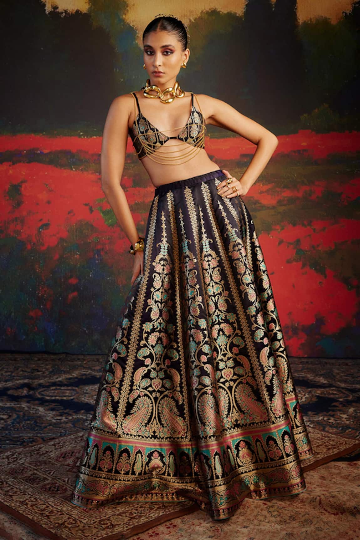 Sangeet Gowns: Buy Designer Gowns for Sangeet Online - KALKI Fashion