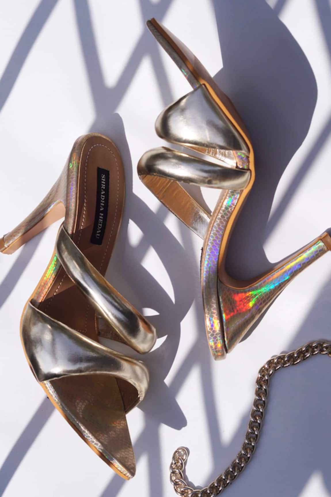 Shradha Hedau Footwear Couture Europhia Snake Print Pointed Heel 