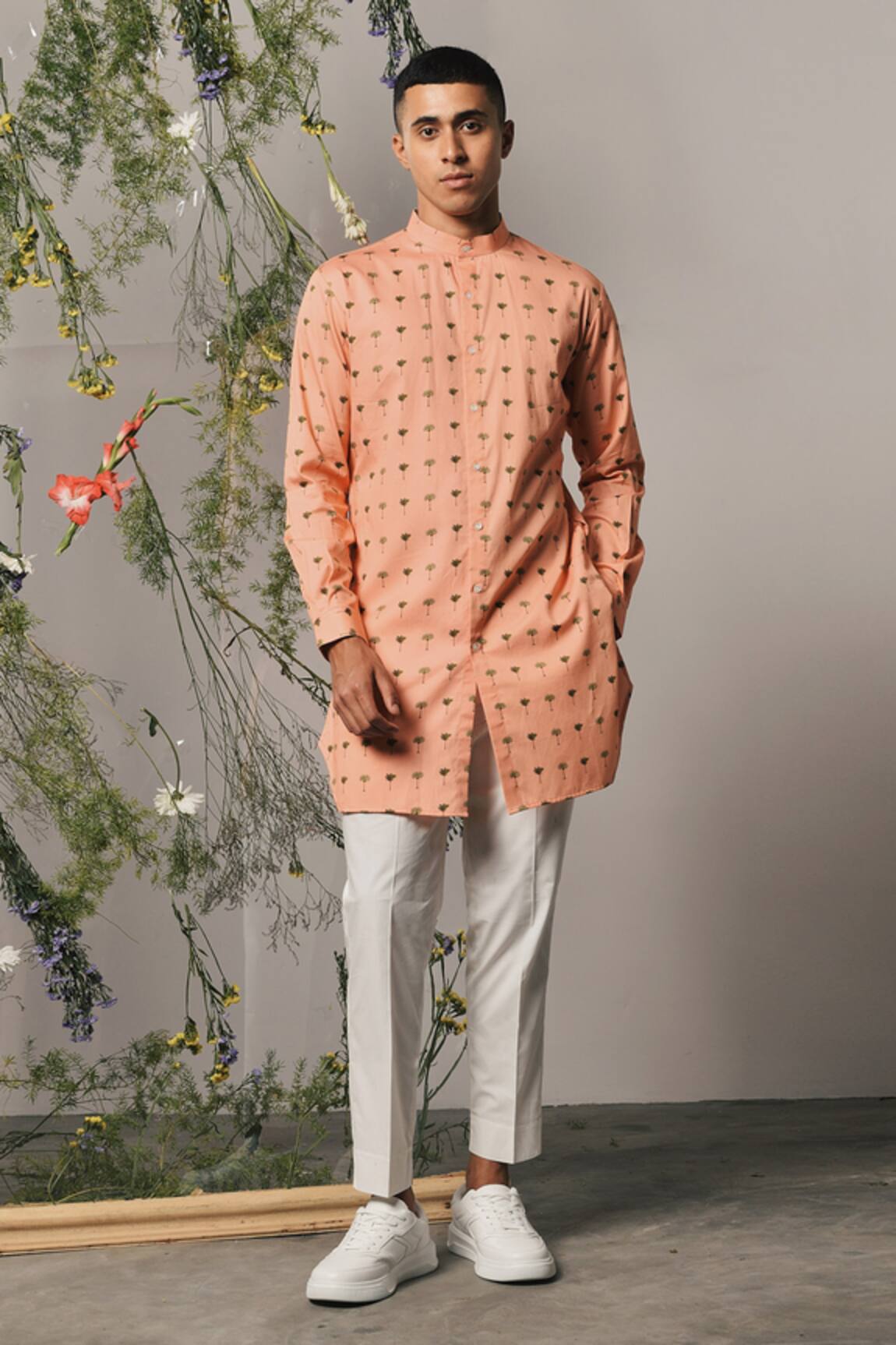 Project Bandi Piccolo Palm Print Kurta Set