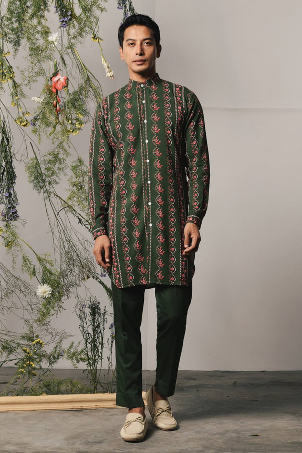 Project Bandi Pine Riviera Printed Kurta Set
