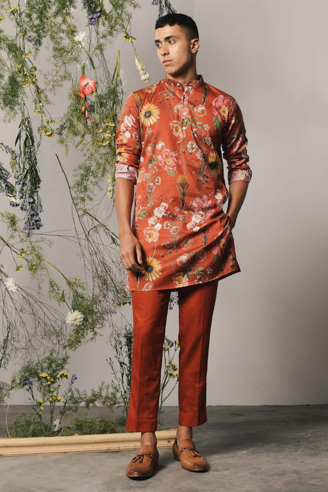 Project Bandi Roma Floral Print Kurta Set