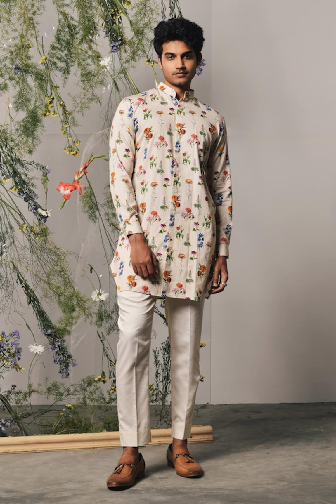 Project Bandi Vita Floral Print Kurta Set