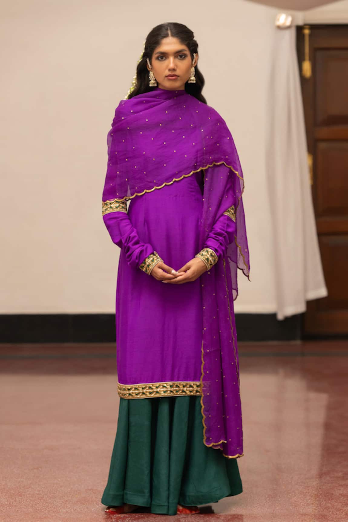 Mimamsaa Vrinda Sequin Embroidered Dupatta