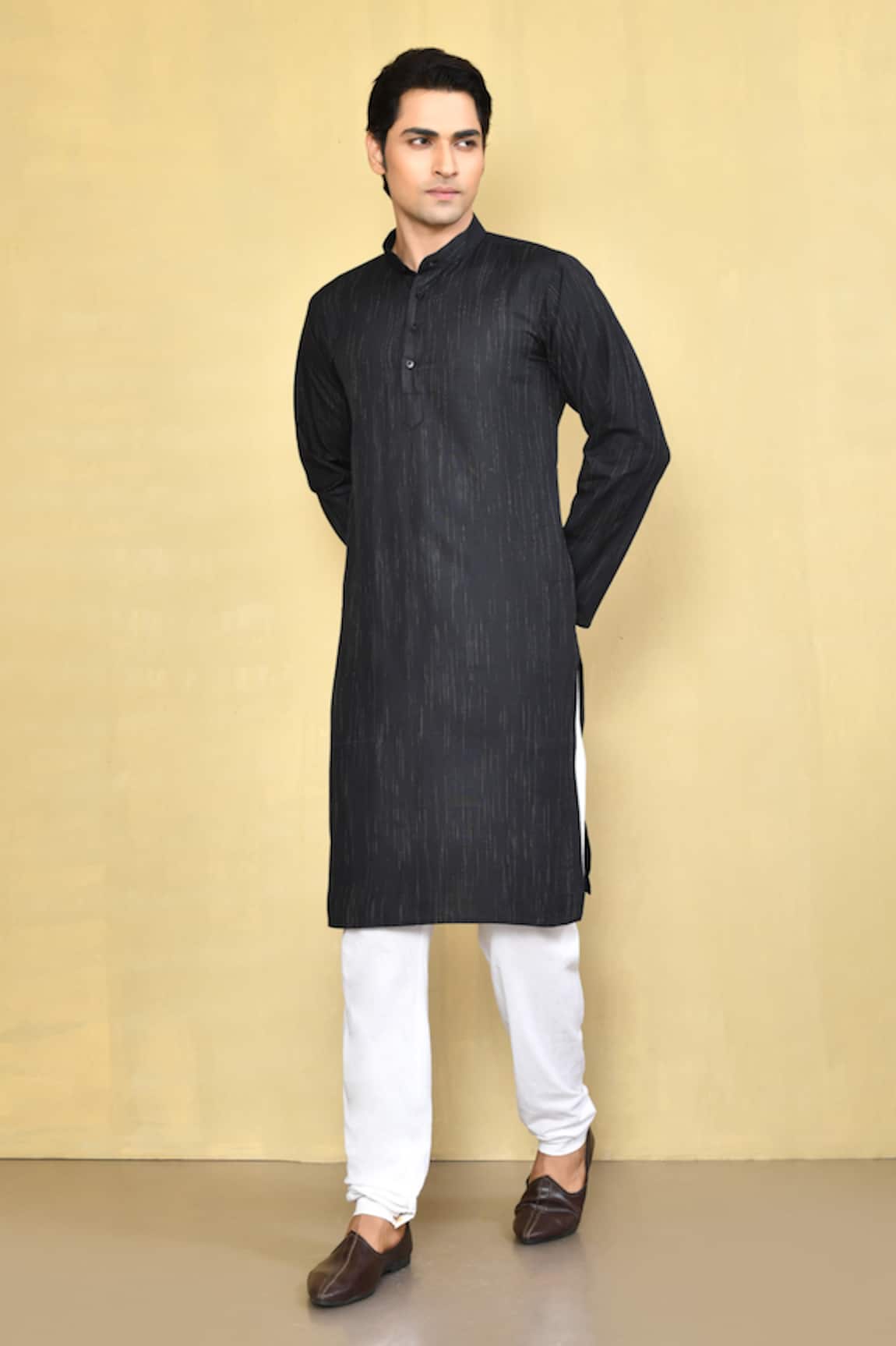 Arihant Rai Sinha Cotton Striped Pattern Kurta