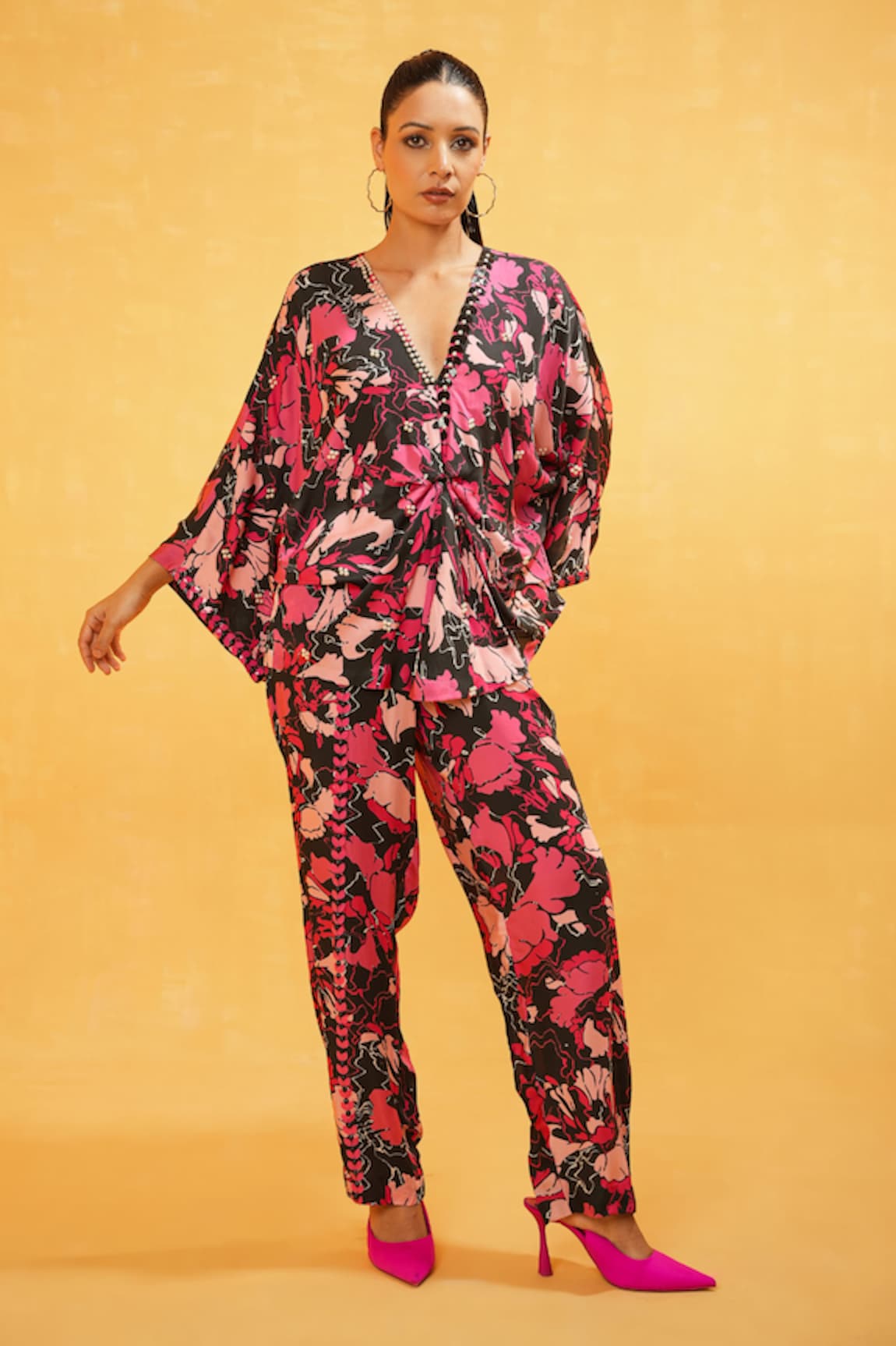 Kauza Tehran Blossom Print Top With Pant