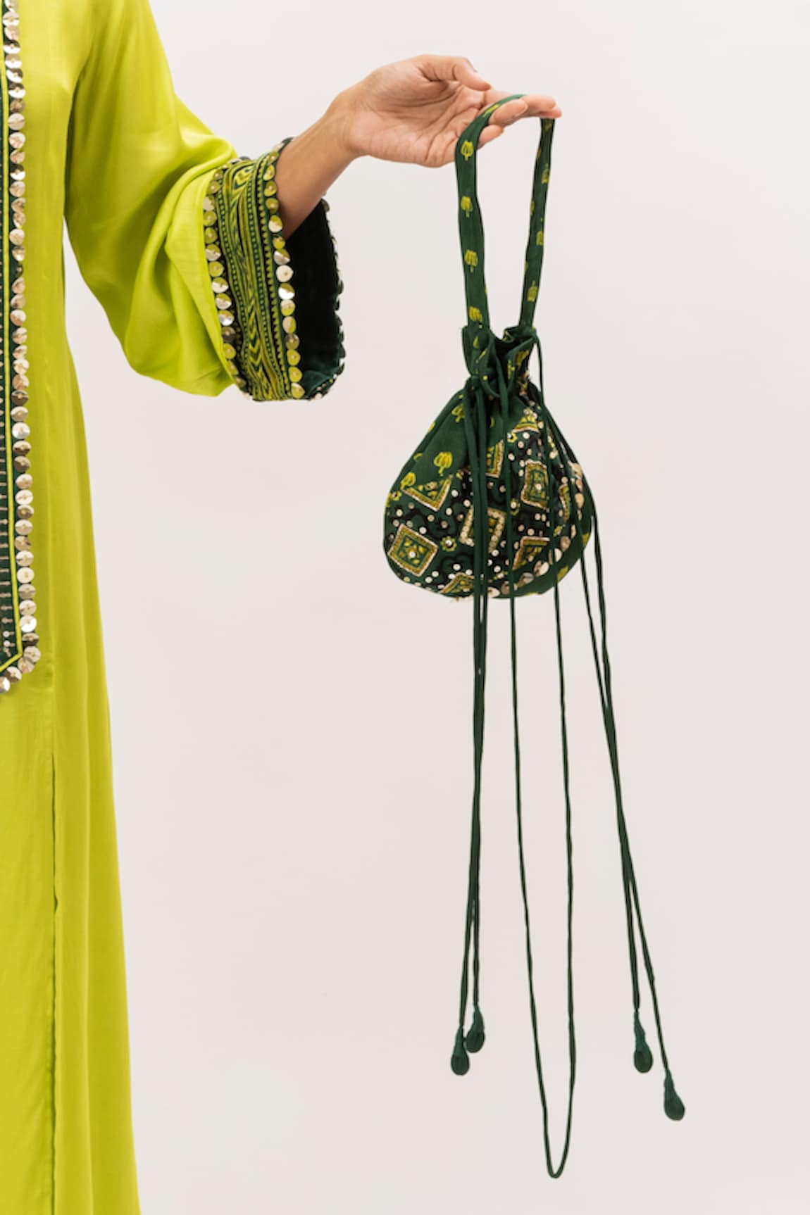 Prahnaaya Hand Embroidered Potli Bag