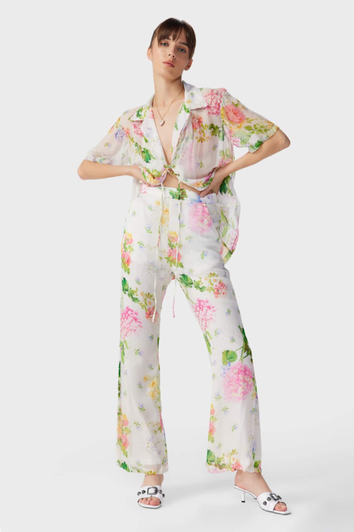 The Iaso Floral Print Beach Shirt