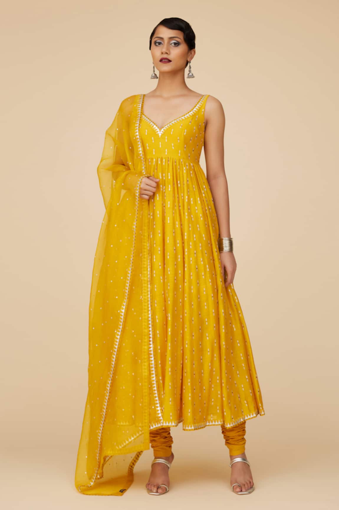 Priyal Prakash Sequin Embroidered Anarkali Set