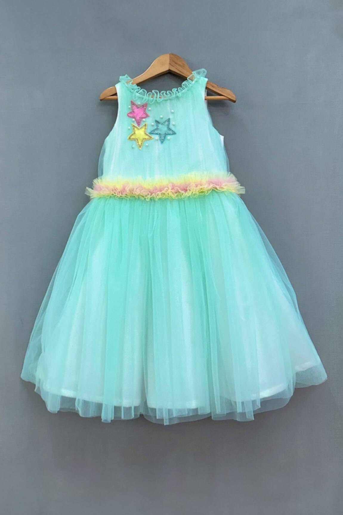 Label Neeti Sequin Stars Applique Dress 