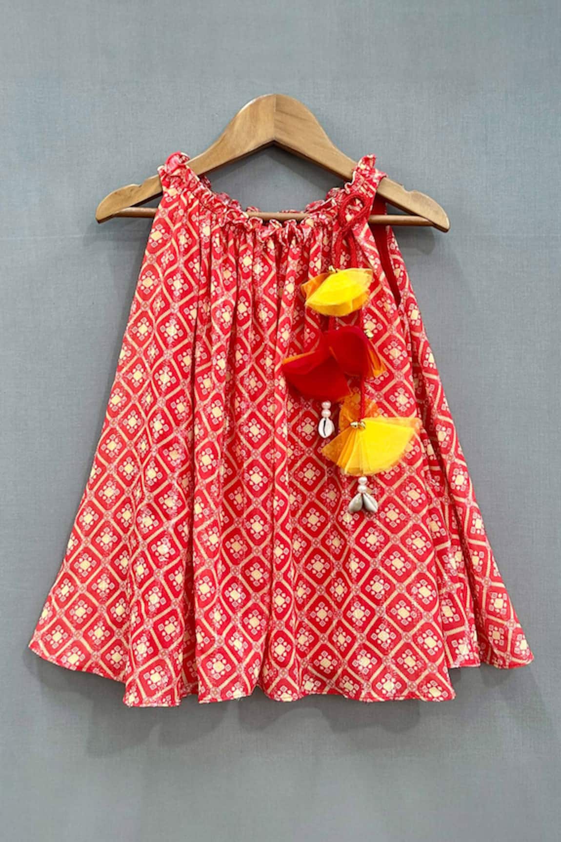 Label Neeti Ethnic Flora Motifs Print Dress 