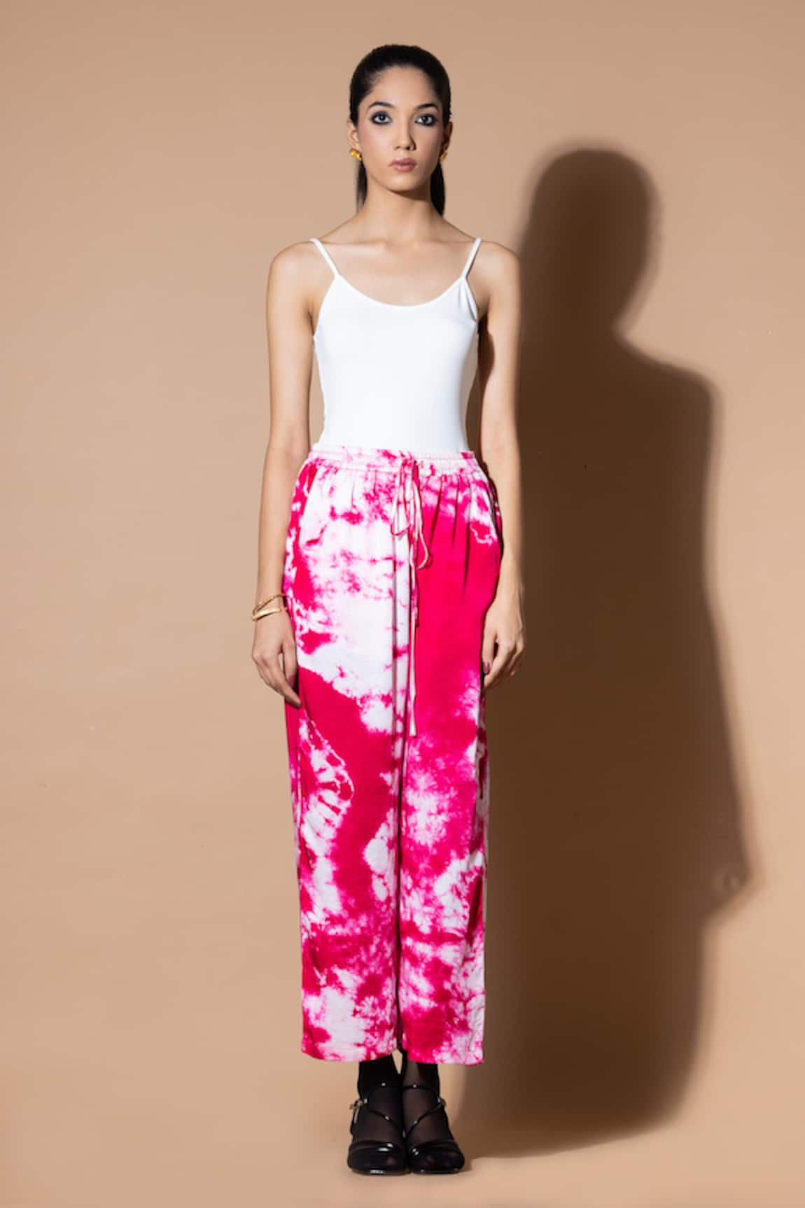 Zeefaa Tie-Dyed Pattern Pant