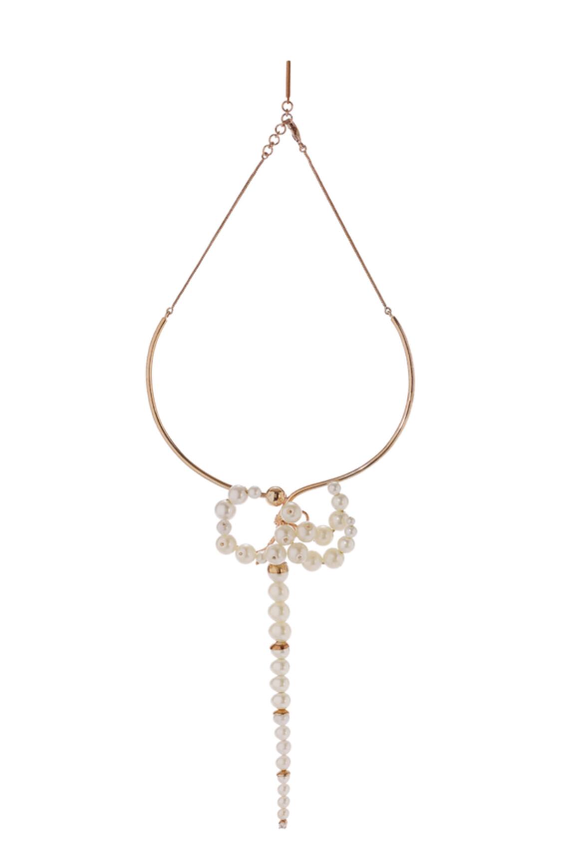 Itrana Pearl Embellished Necklace