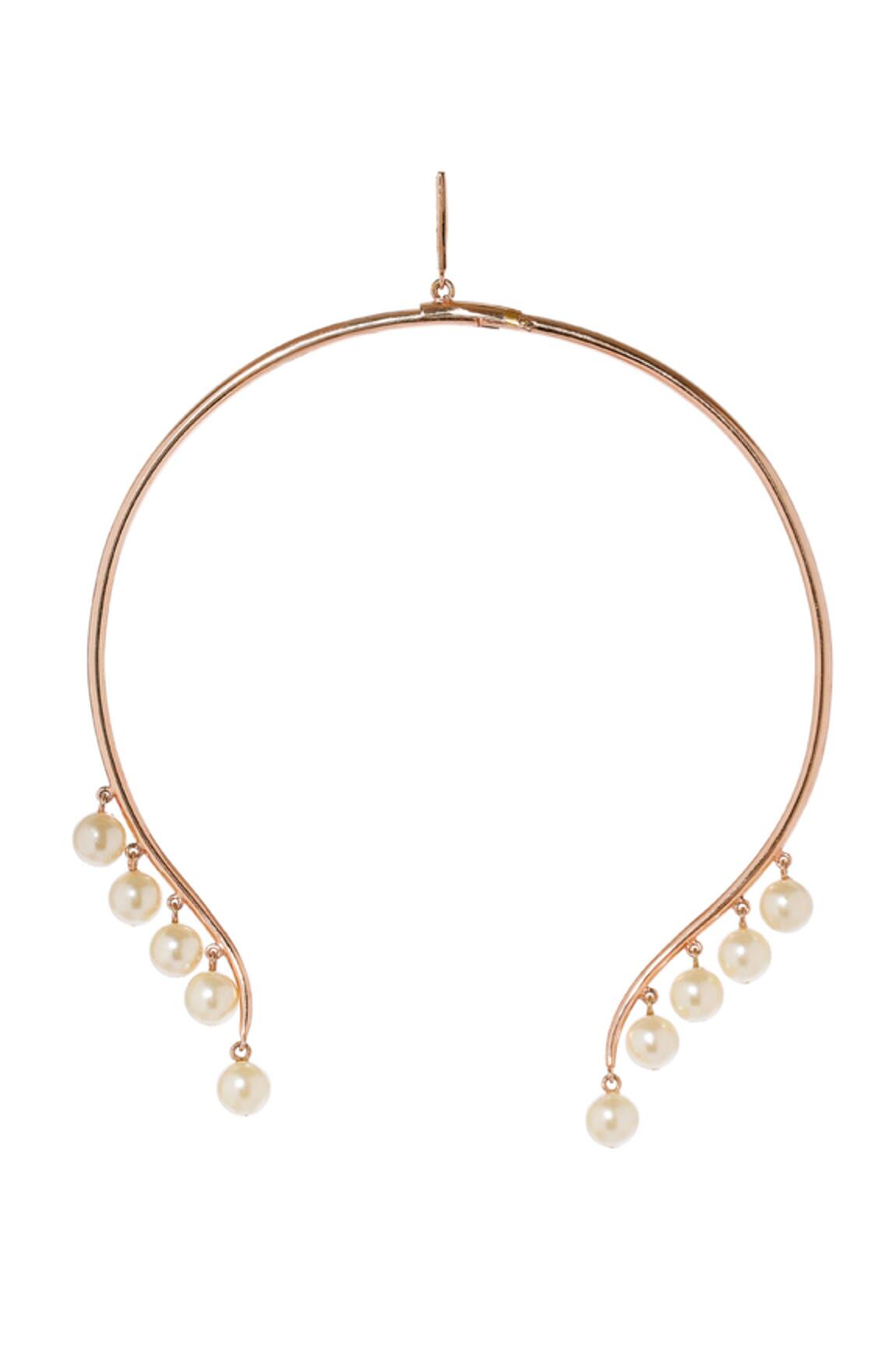 Itrana Pearl Studded Necklace