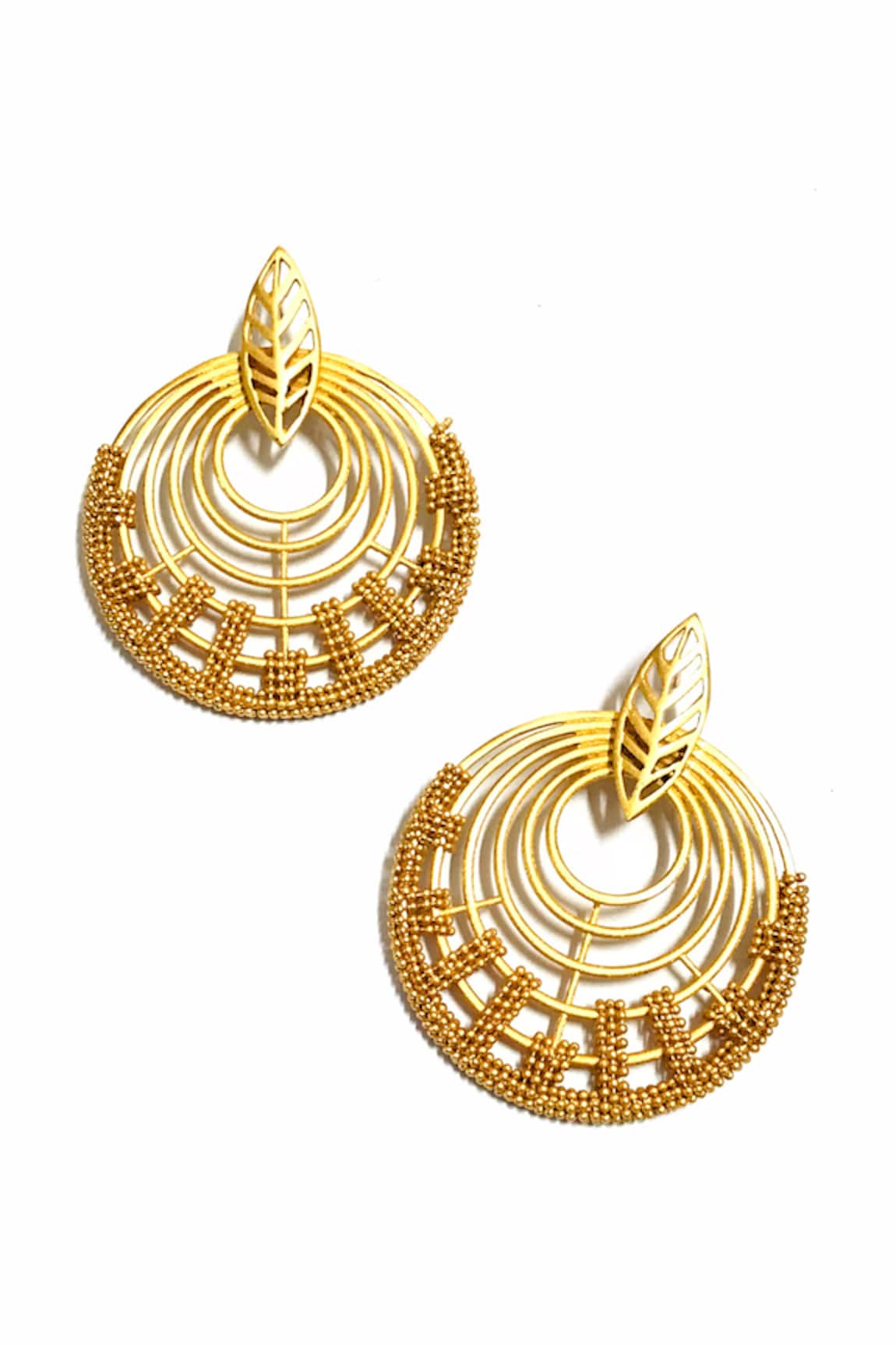 Itrana Circular Bead Studs