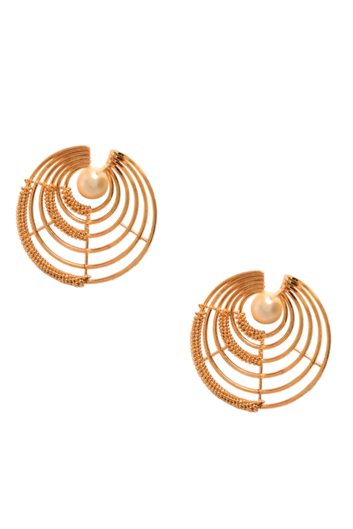 Itrana Circular Bead Studs