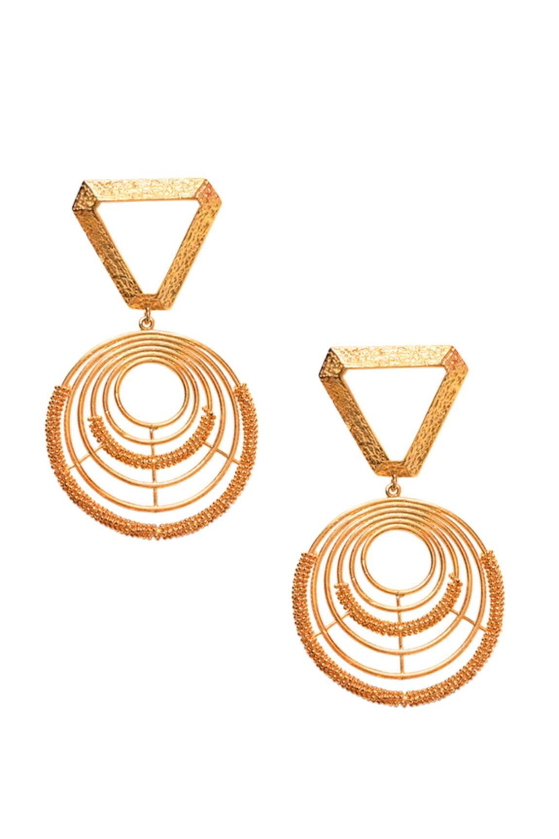 Itrana Geometric Shaped Earrings