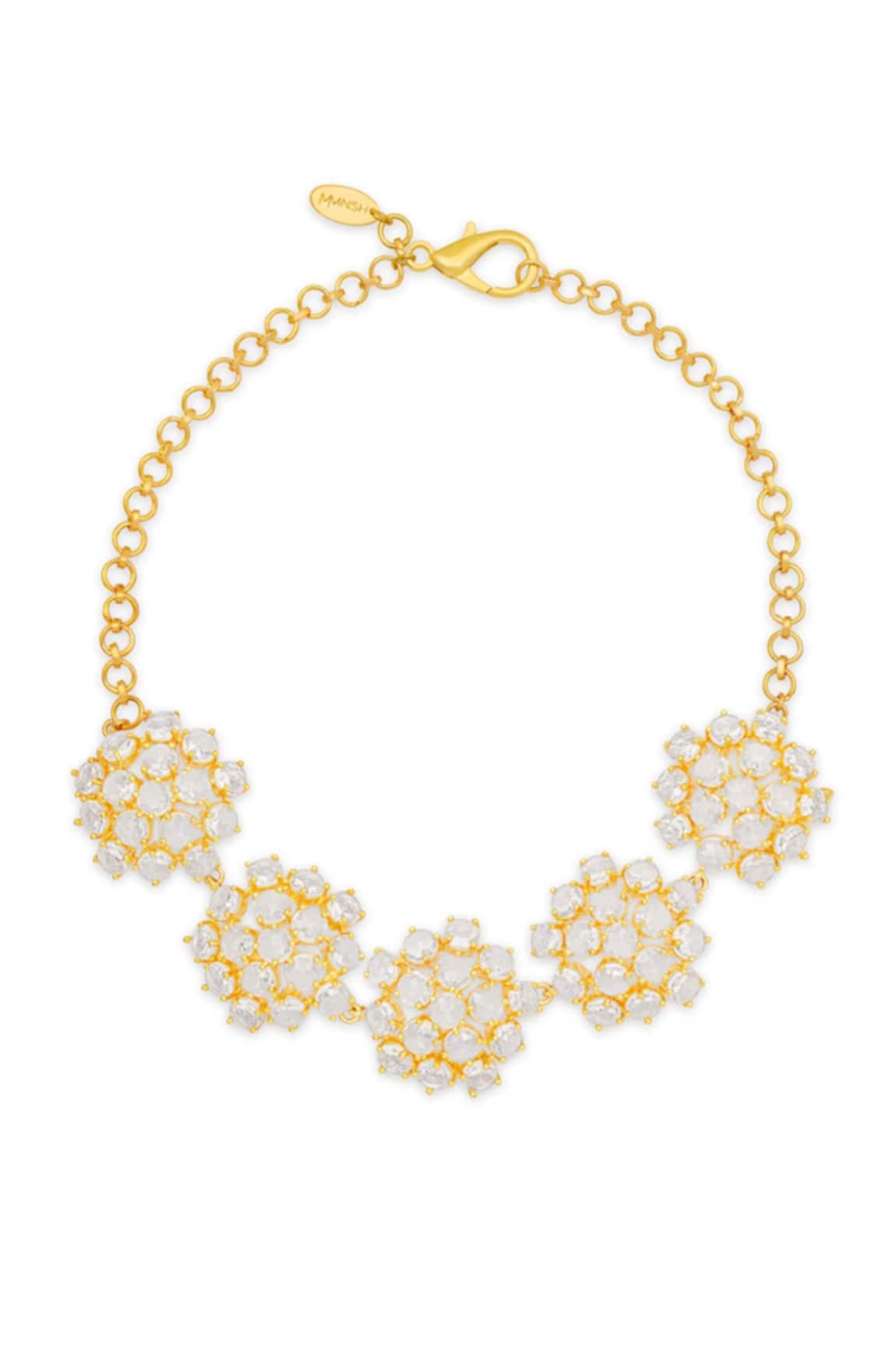 Mnsh Bauble Floral Embellished Necklace