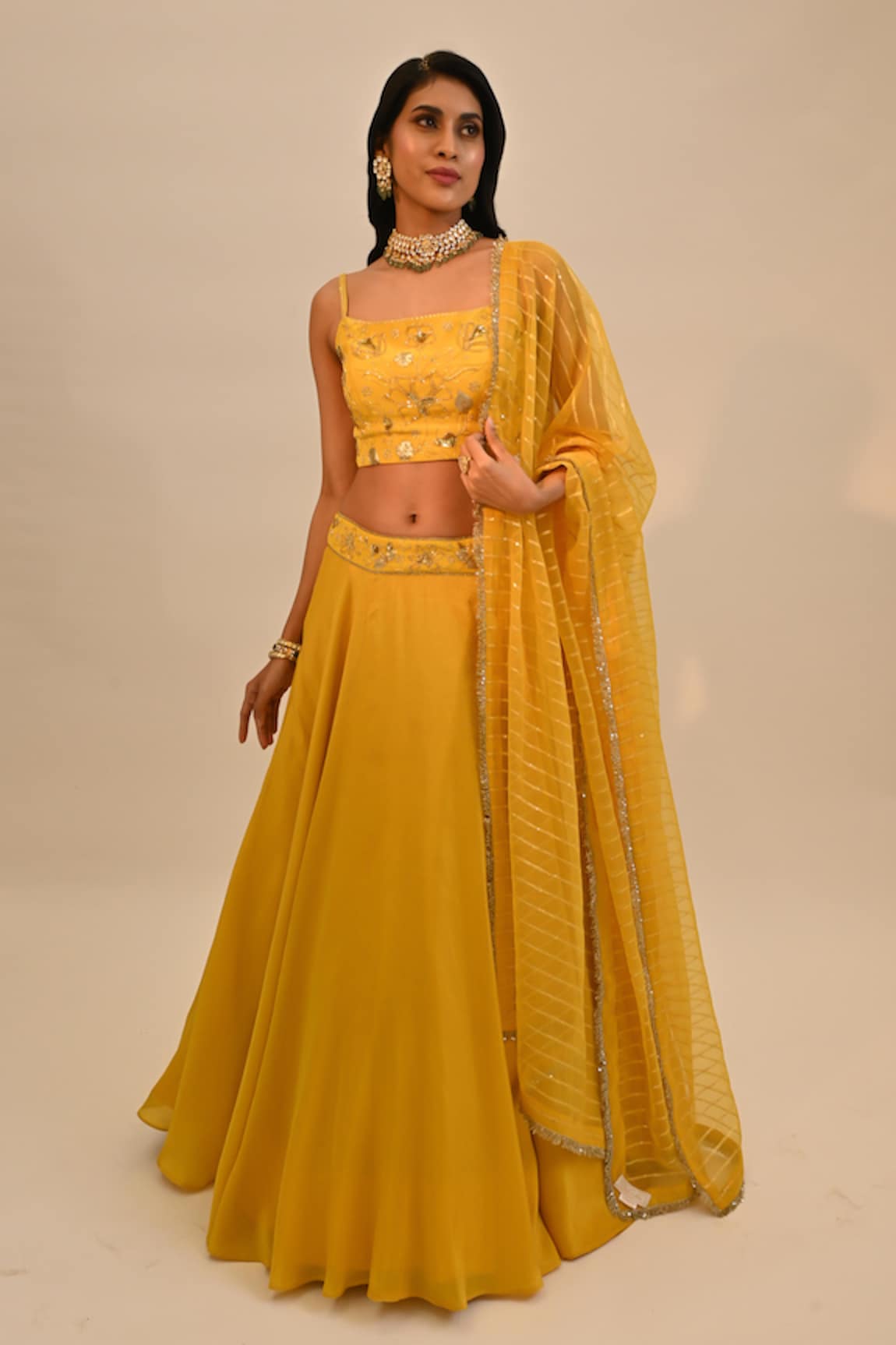 Sheela Suthar Embroidered Lehenga Set