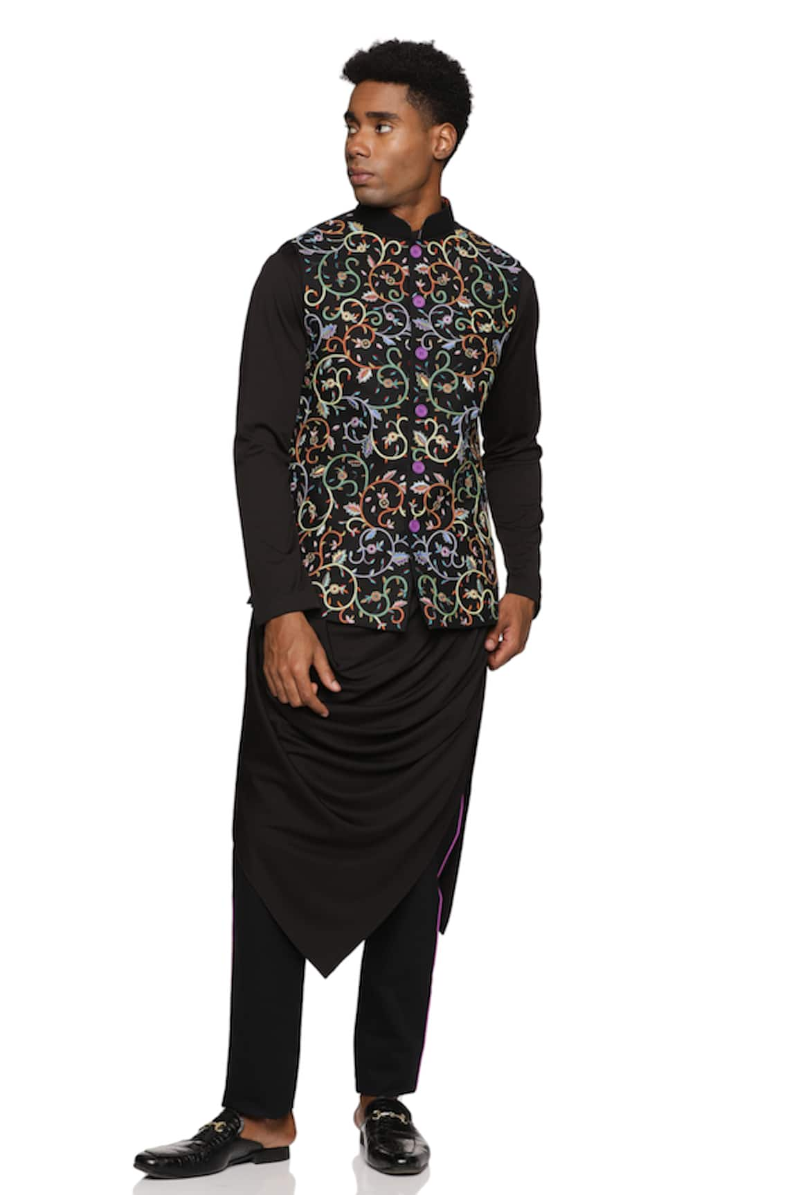 PARESH LAMBA SIGNATURES Jaal Embroidered Bundi