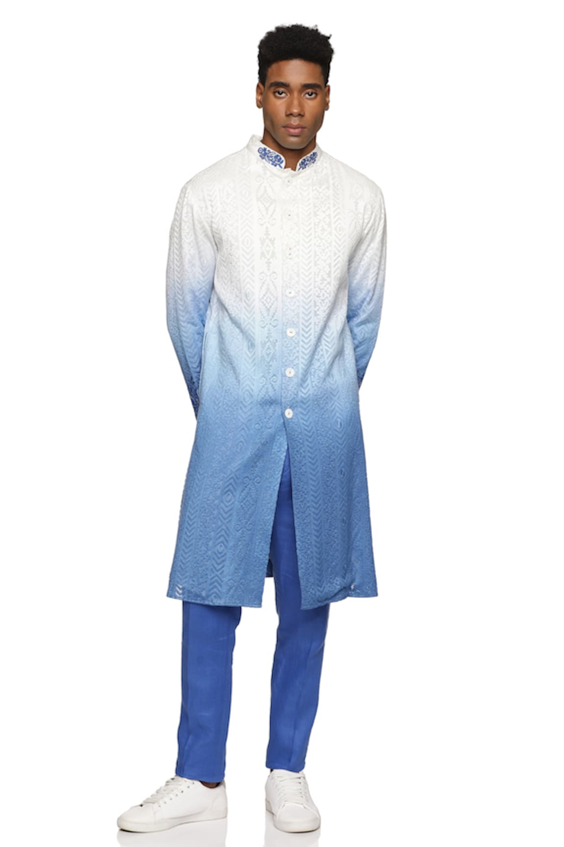 PARESH LAMBA SIGNATURES Geometric Embroidered Kurta