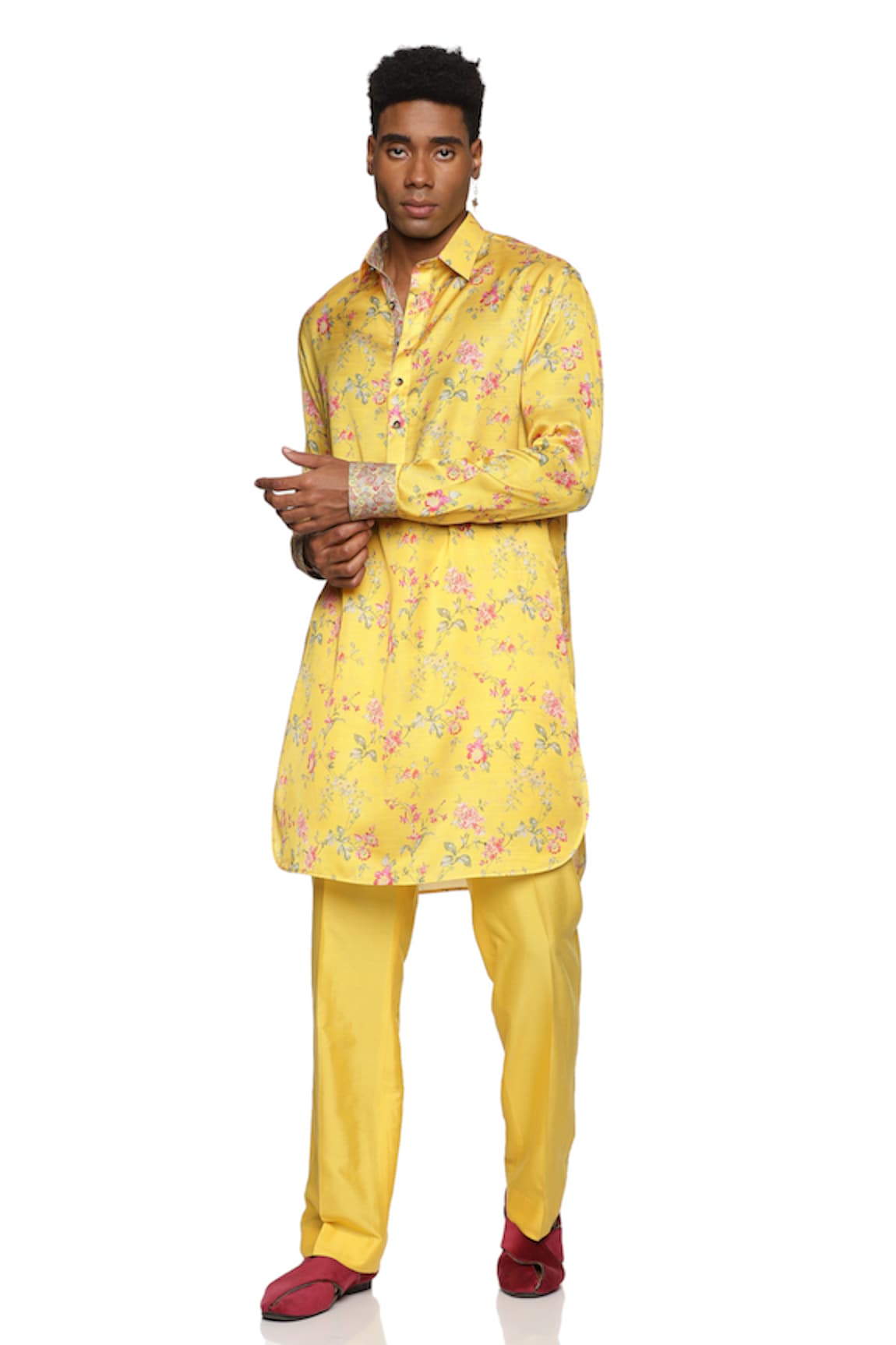 PARESH LAMBA SIGNATURES Floral Print Short Kurta