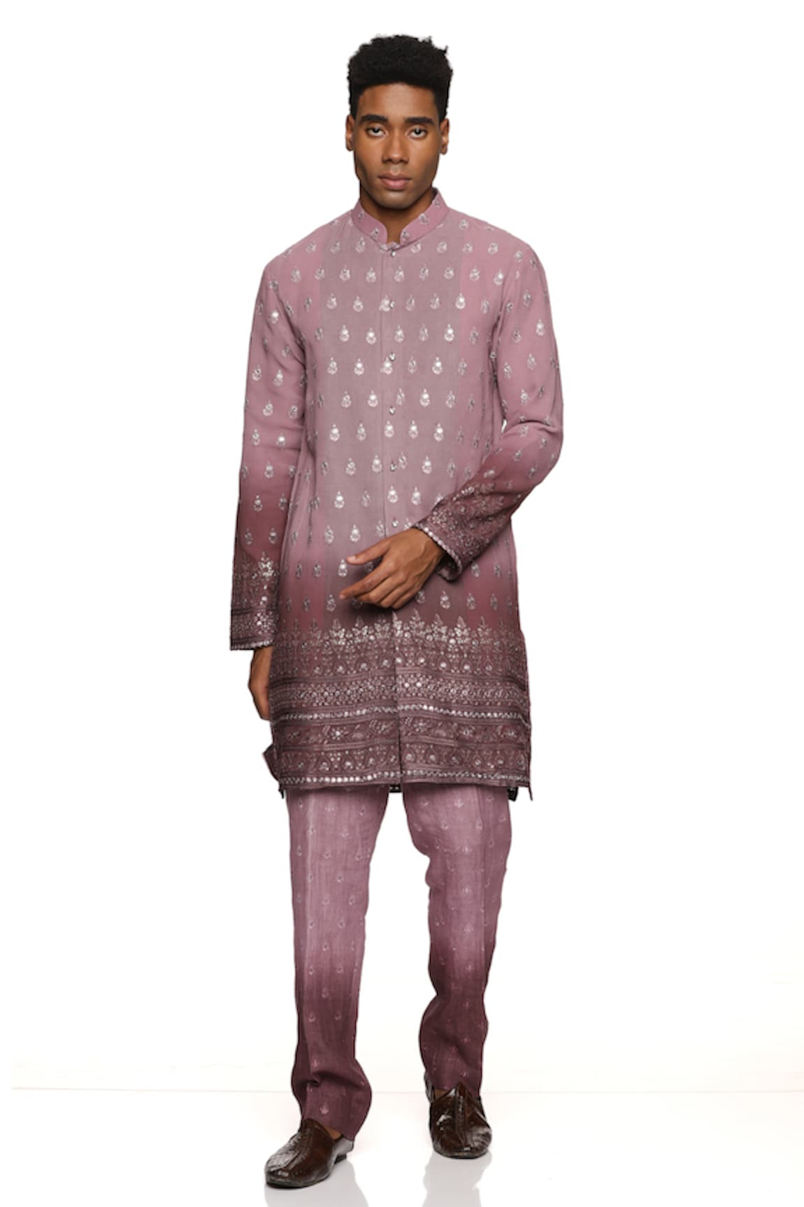 PARESH LAMBA SIGNATURES Mirrorwork Kurta With Pant