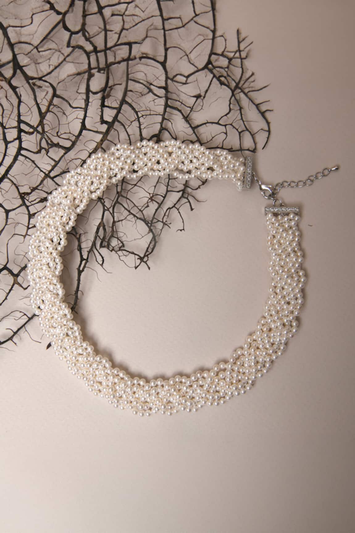 Totapari Braided Pearl Necklace