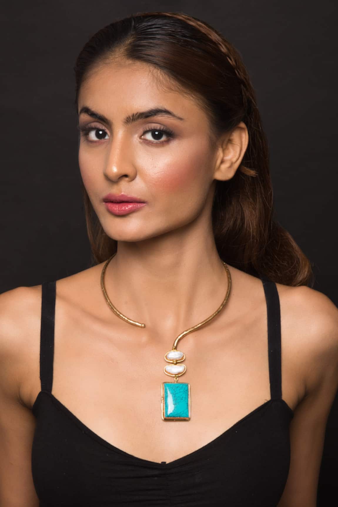 Queens Jewels Stone Embellished Necklace 