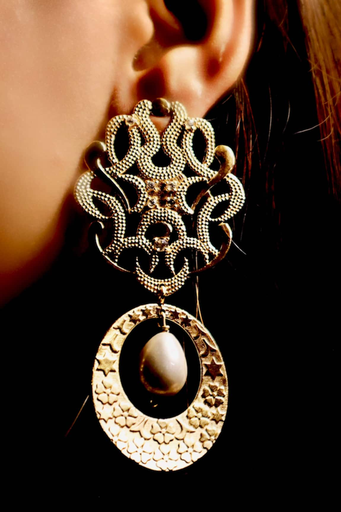 Raga Baubles Nizaam Pearl Drop Earrings