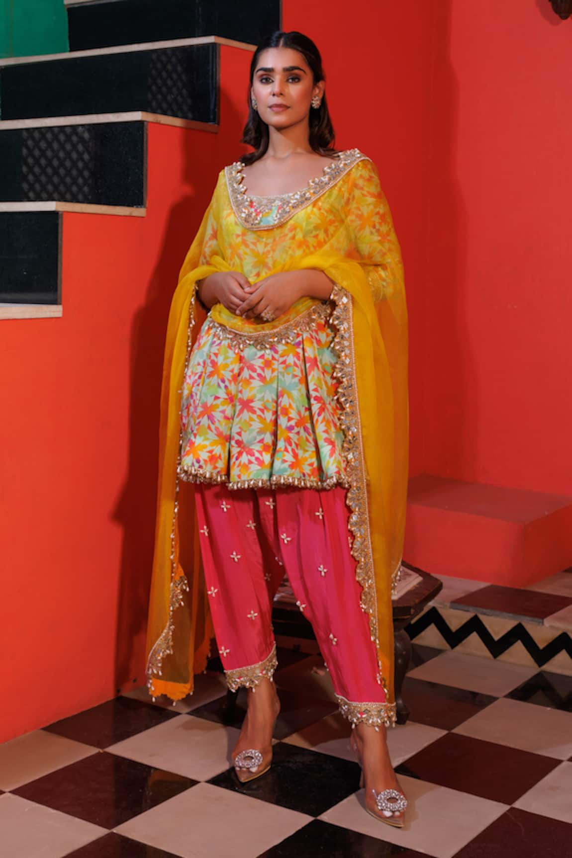 Elena Singh Anahita Printed Anarkali Salwar Set