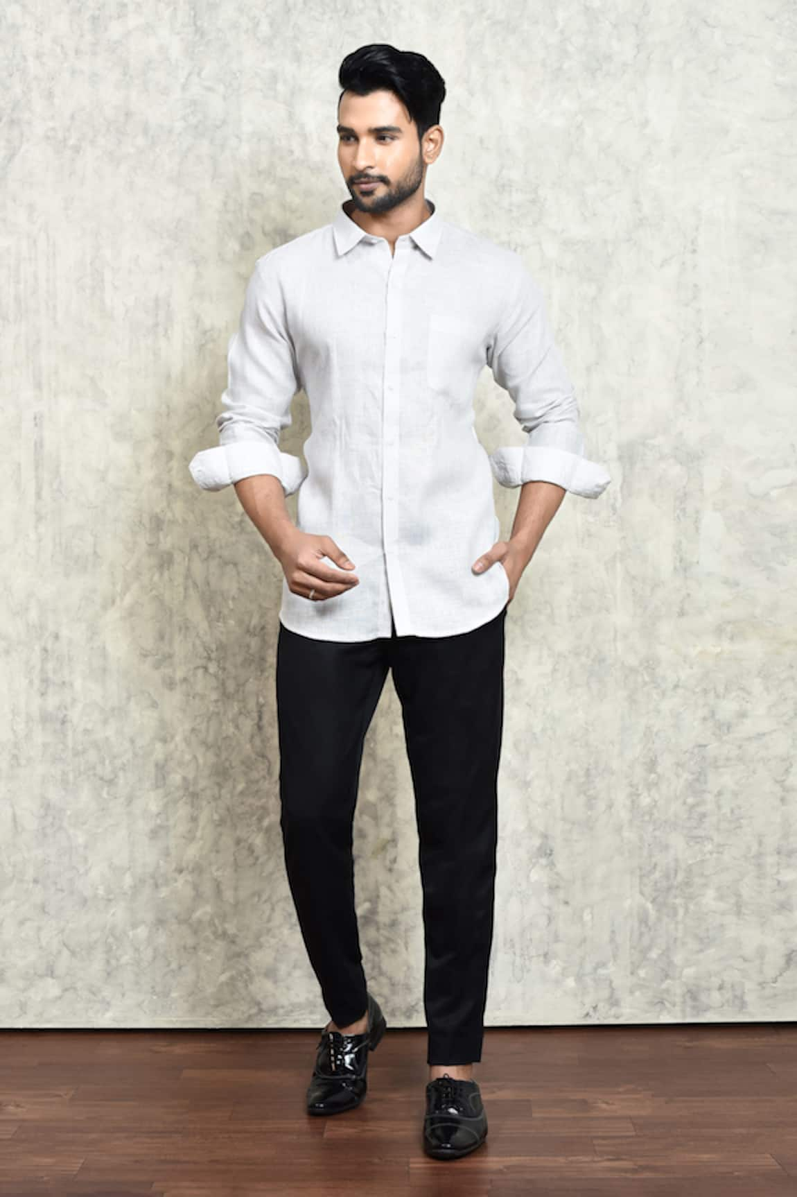 Arihant Rai Sinha Solid Formal Shirt